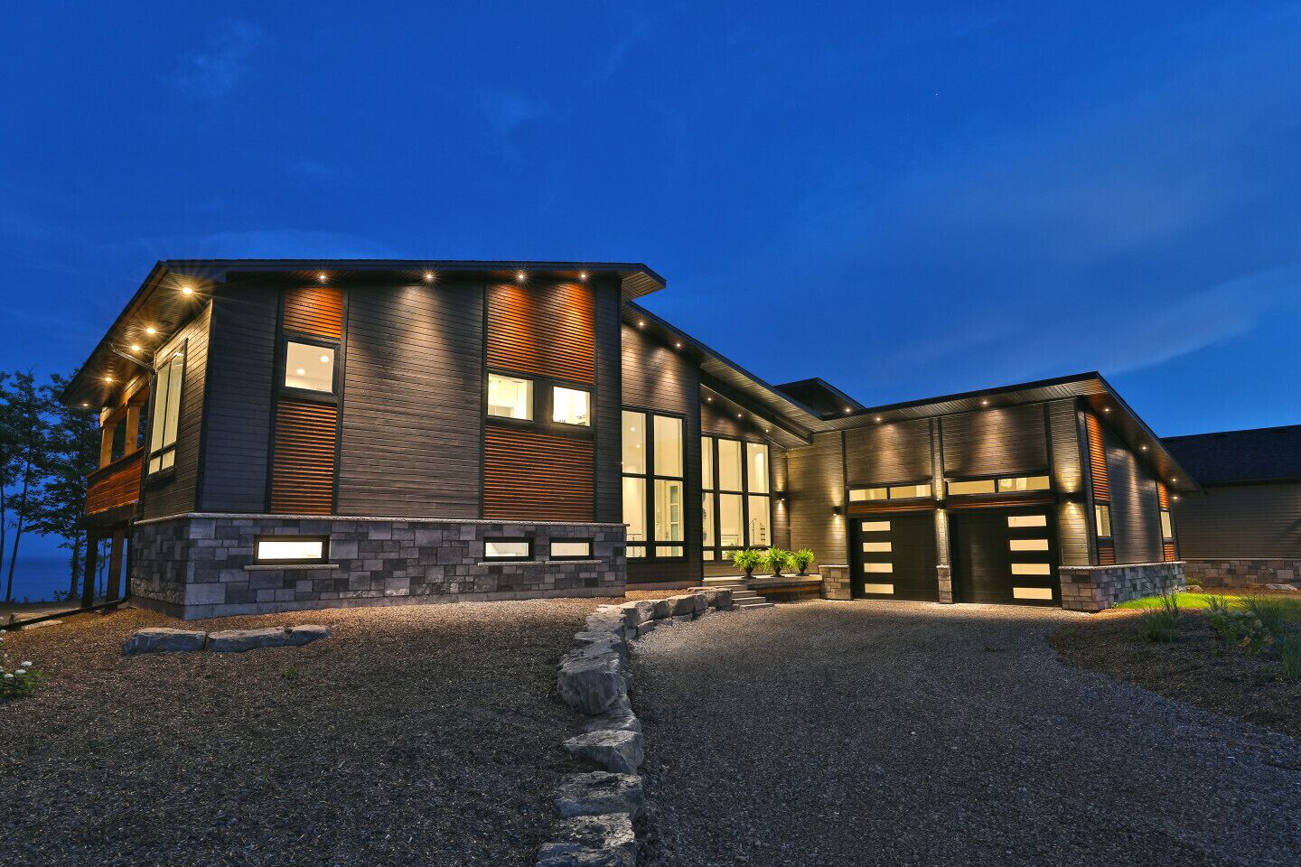 Two car garage and lots of outdoor parking