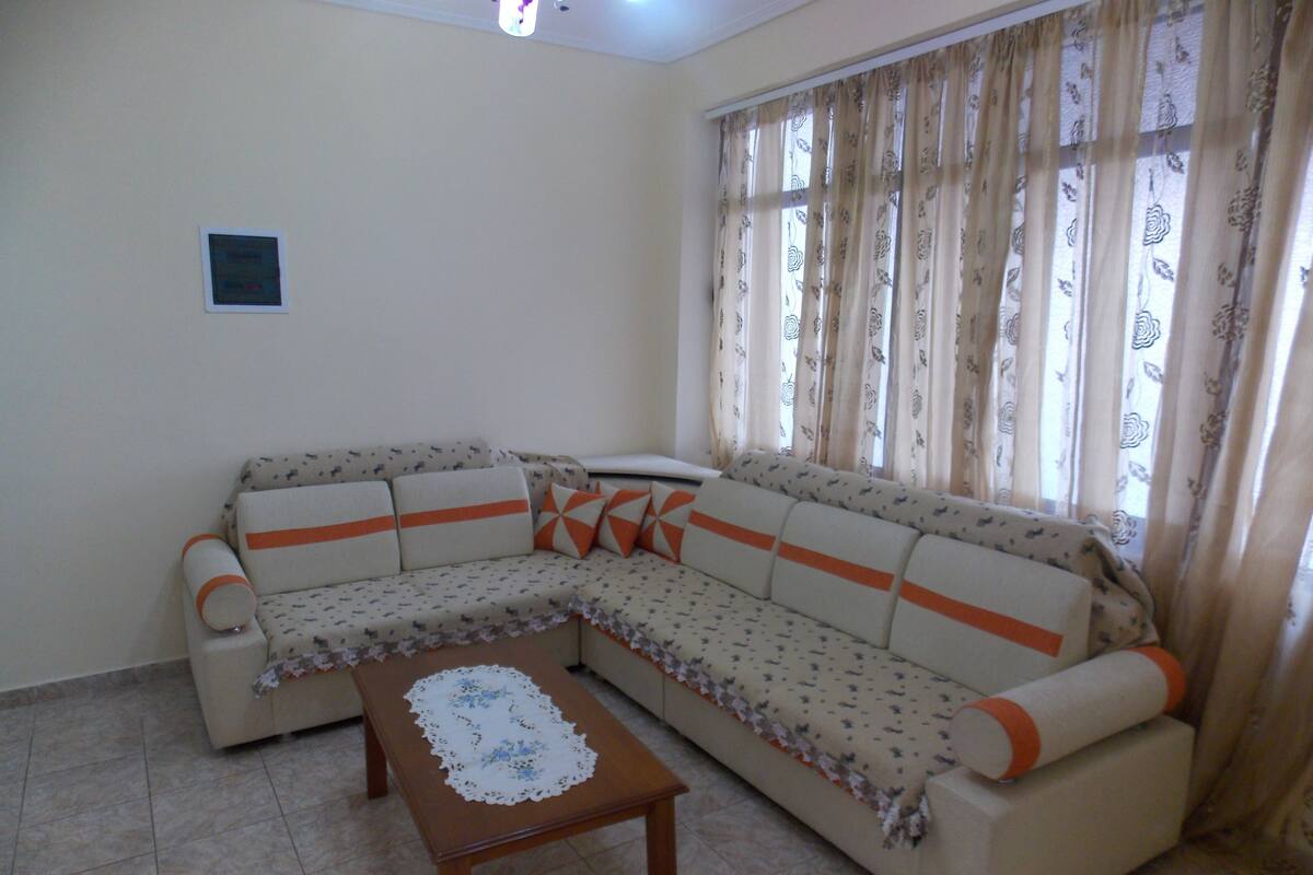 Apartment, 2 Bedrooms | Living room | Flat-screen TV