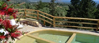 Spectacular Stone Villa with Pool in Forest and Great Sea & Mountain Views