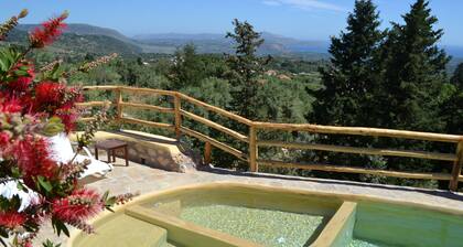 Spectacular Stone Villa with Pool in Forest and Great Sea & Mountain Views