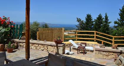 Spectacular Stone Villa with Pool in Forest and Great Sea & Mountain Views