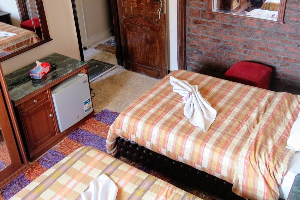 Blackout curtains, bed sheets