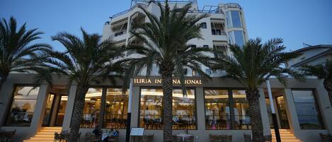 Voorkant van accommodatie