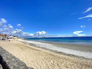 En la playa 