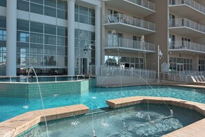Indoor pool, a heated pool
