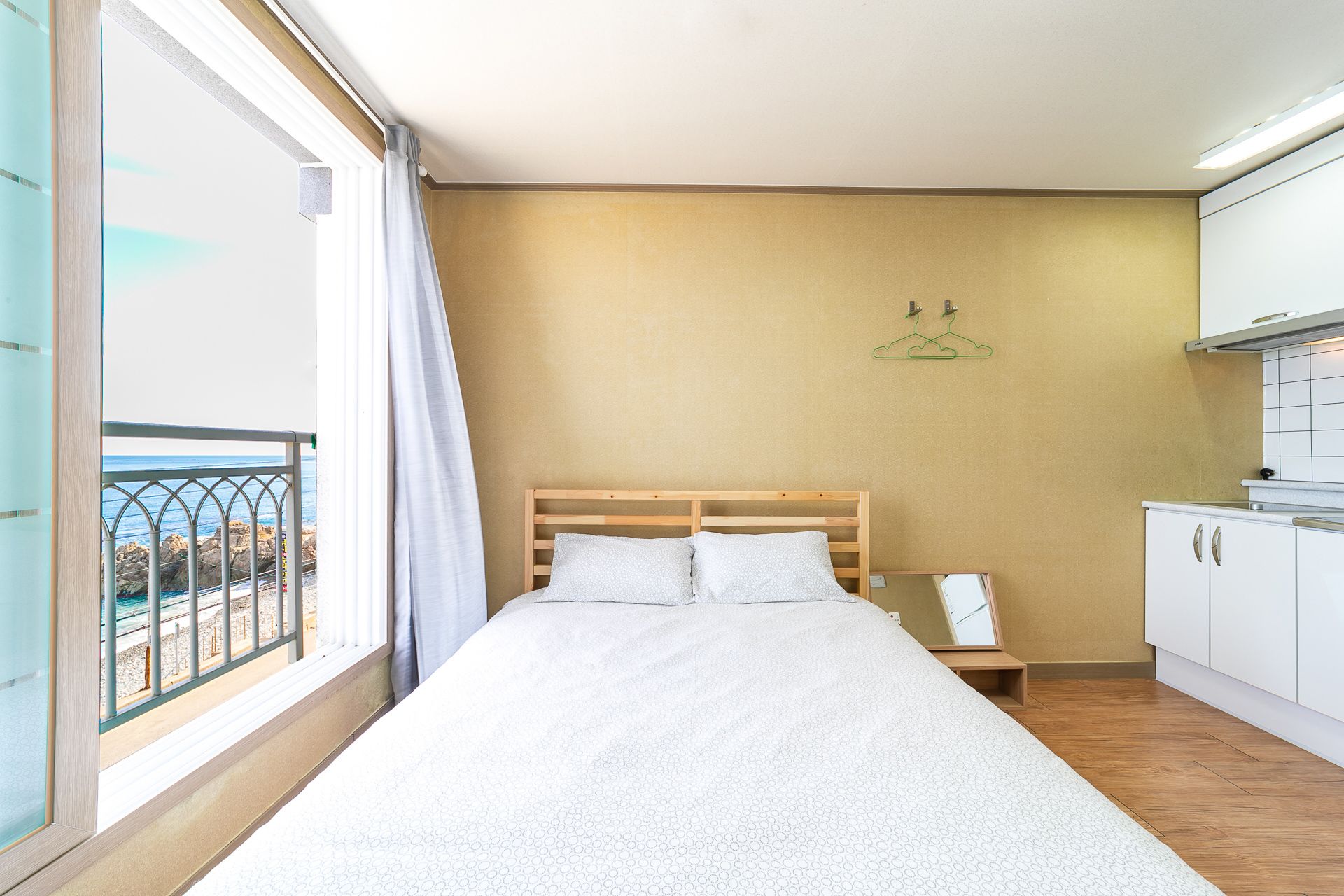 Habitación, 1 cama matrimonial, vista al océano (No in-room BBQ) | Wifi gratis y ropa de cama 