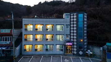 Front of property - evening/night