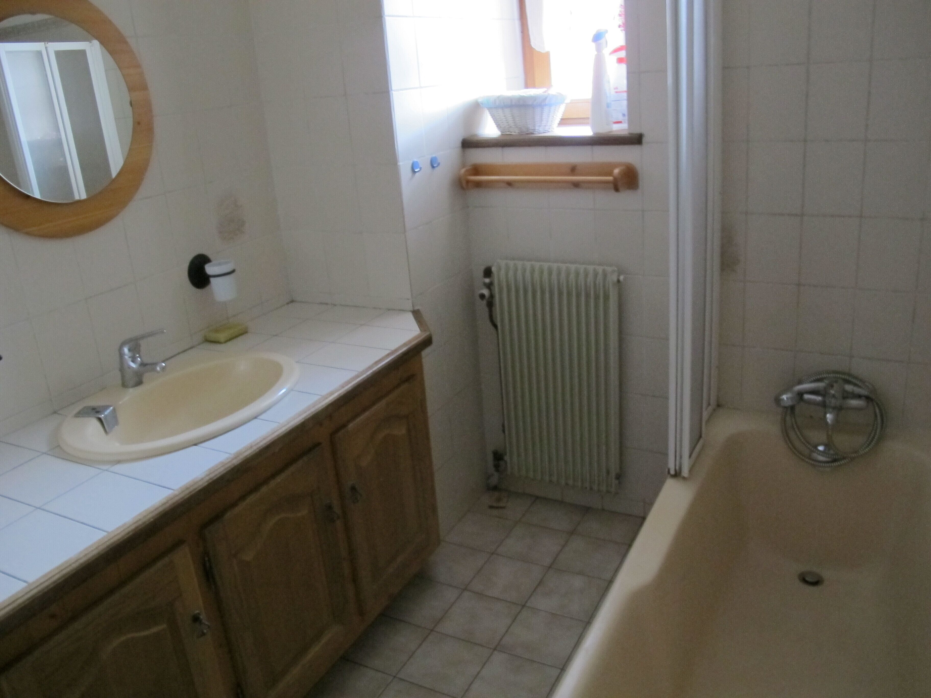 Hair dryer, soap, toilet paper
