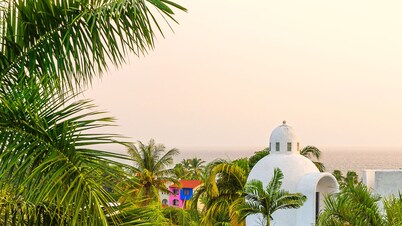 Villa contemporánea en exuberante, tropical, paraíso privado