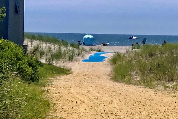 Una playa cerca, sillas reclinables de playa