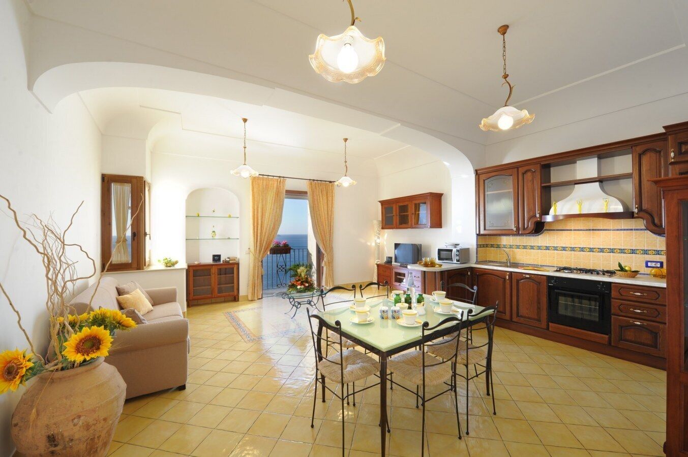 Yellow Charming House in Positano
