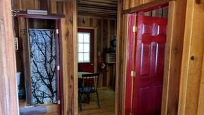 Interior - "Flatts" Deluxe Camping Cabin #6 | Pet Friendly (Jackson Township)