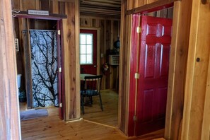 Interior - "Flatts" Deluxe Camping Cabin #6 | Pet Friendly (Jackson Township)