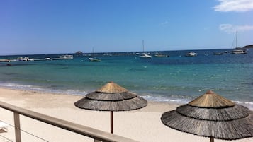Accommodatie ligt op het strand