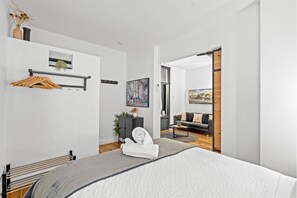 1 bedroom, iron/ironing board, travel cot, WiFi