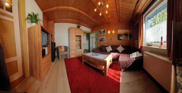 TV, books, stereo