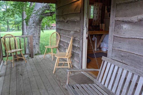 Mökki 8, pieni maalaismainen mökki Sijaitsee Brown County Indianassa