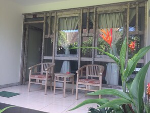 Basic Double Room, 1 Double Bed, Terrace | Terrace/patio - Svaka Homestay (Ubud)