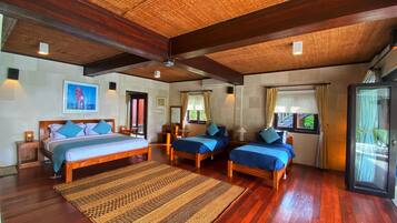 Familie studio (Frangipani Luxury Villa) | 3 slaapkamers, gratis wifi, beddengoed