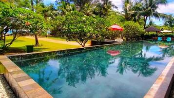 Kamer, uitzicht op zee (Casuarina Palms) | Privรฉzwembad