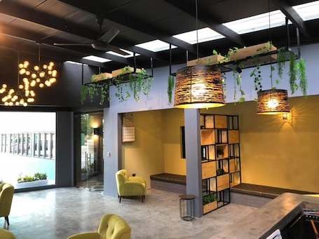Lobby. The Wood Boutique Hotel