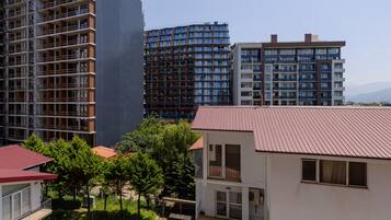 Udsigt fra overnatningsstedet