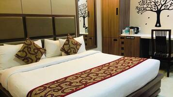 Royal tweepersoonskamer, 1 queensize bed | Lakens van Egyptisch katoen, luxe beddengoed, donzen dekbedden