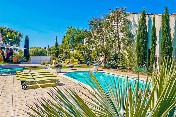 Una piscina riscaldata