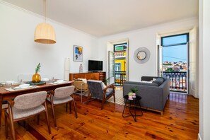 Apartment, 2 Bedrooms, Balcony, City View | Living area - Mouraria Deluxe Apartment (Lisbon)