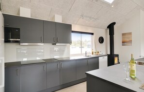 Kühlschrank, Mikrowelle, Herdplatte, Geschirrspüler