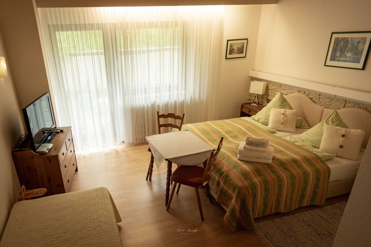 Habitación triple | 1 habitación, decoración personalizada y muebles diferentes