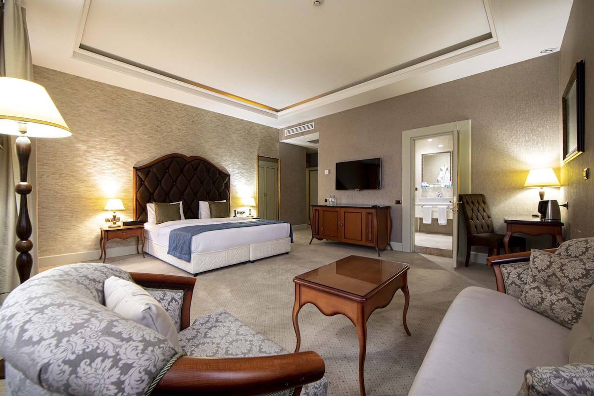 Deluxe Double or Twin Room, Non Smoking | Minibar, in-room safe, desk, blackout drapes