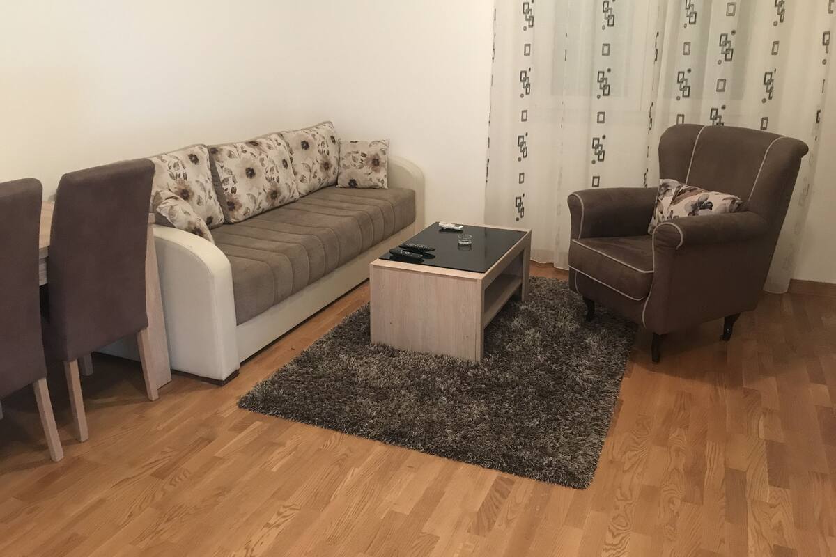 Apartment (Cetinjski put bb, lanela 5/19) | Living area | Flat-screen TV