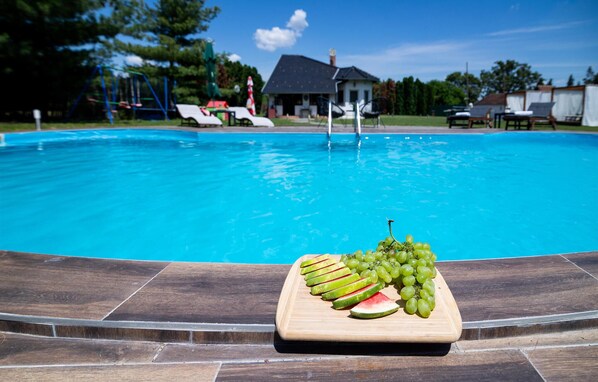 Una piscina climatizada