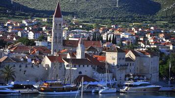 Blick von der Unterkunft