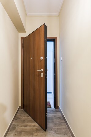 Majoituspaikan sisäänkäynti