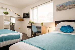 2 bedrooms, in-room safe, iron/ironing board, travel cot