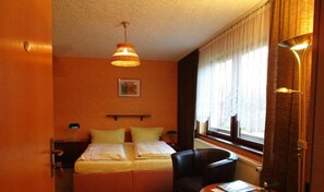 Blackout drapes, bed sheets