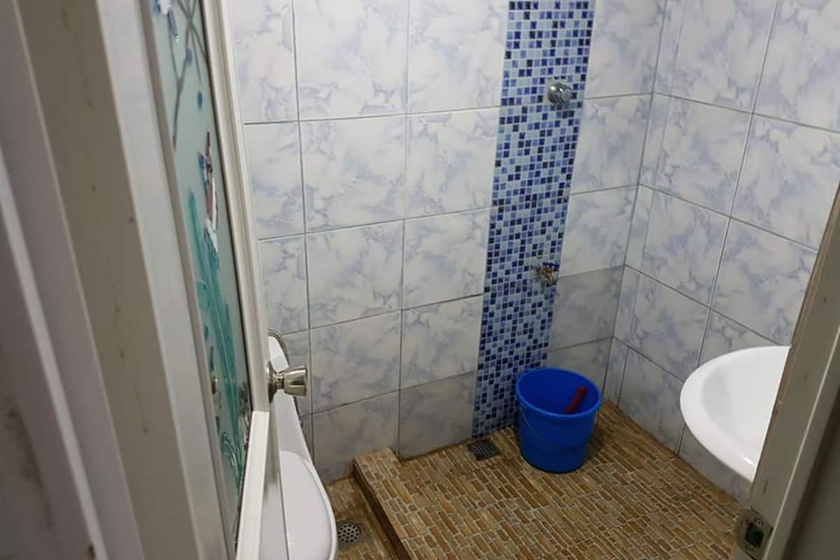 Shower, towels