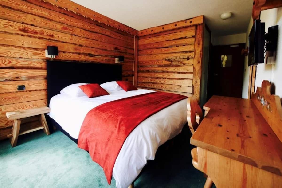 double or twin room, village view | in-room safe, desk, iron/ironing board, free cots/infant beds