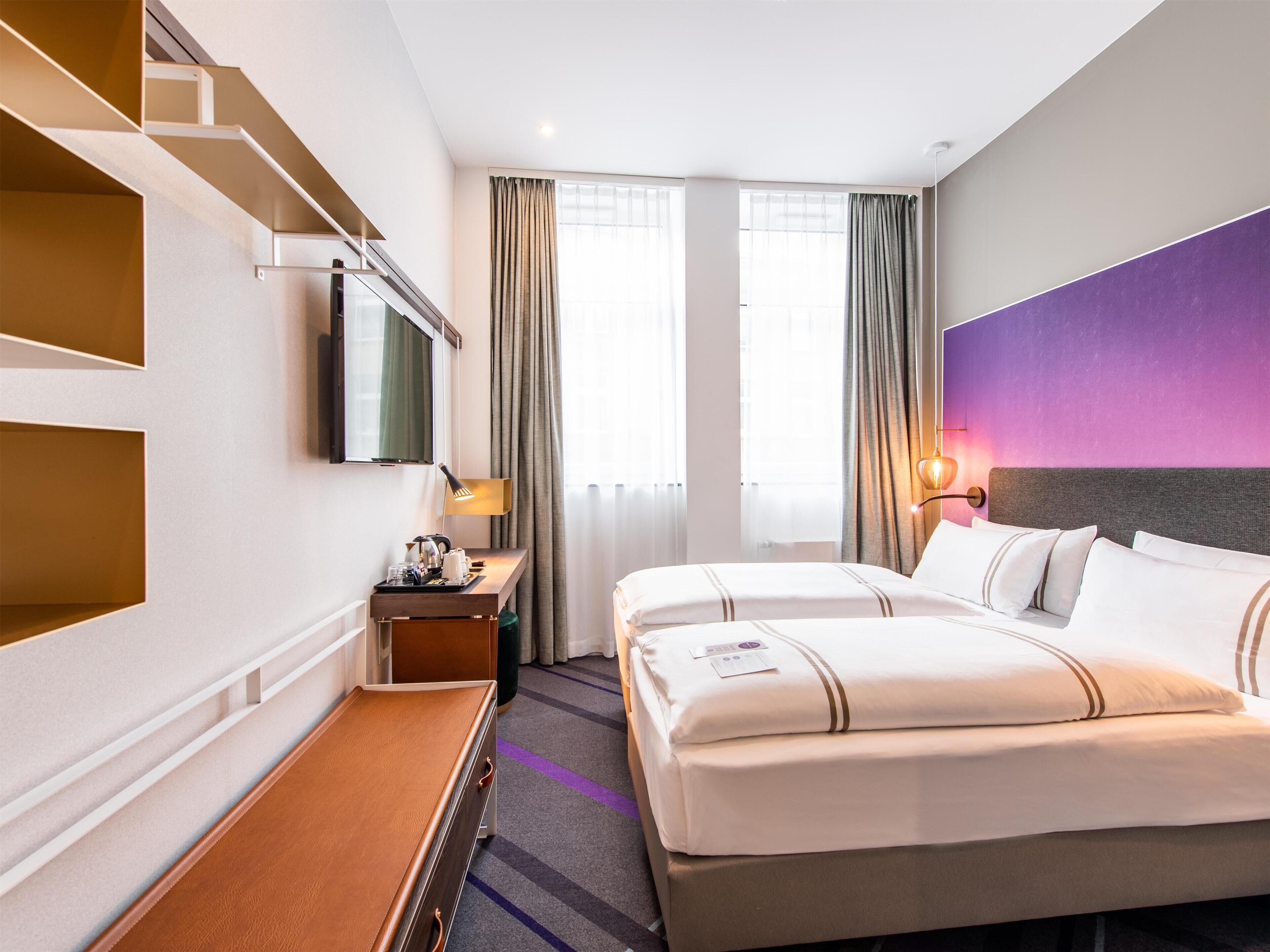 Standard Double or Twin Room | Peti besi dalam bilik, kalis bunyi, Wi-fi percuma, cadar katil 