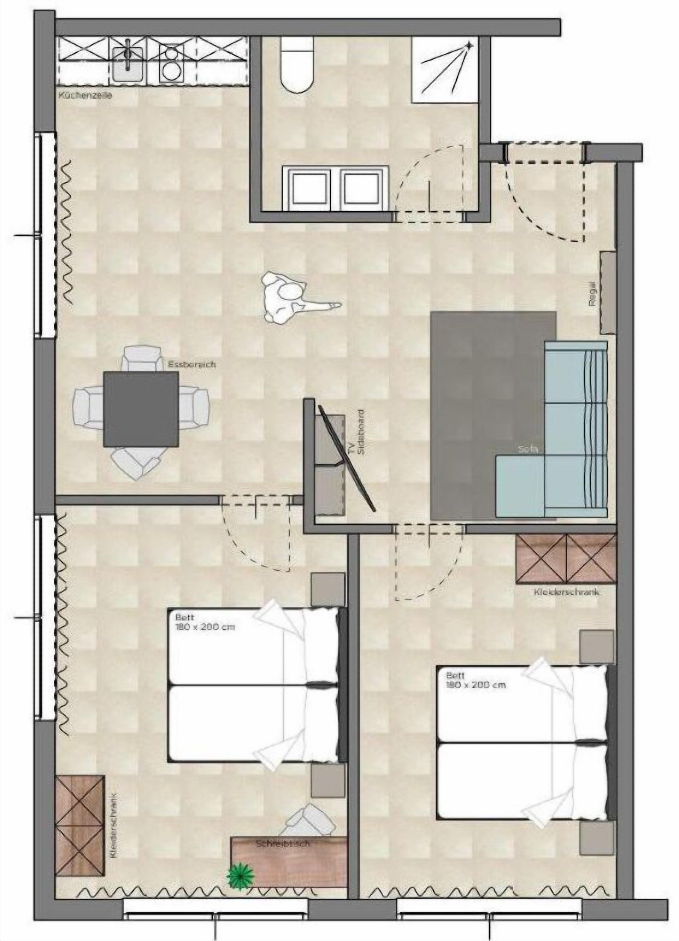 مخطط تصميم الطابق