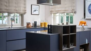 Villa (Costanza) | Private kitchen | Full-size fridge, oven, stovetop, dishwasher