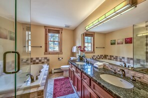 Townhome, 3 Bedrooms | Bathroom | Towels, shampoo - Luxury Three Bedroom Mountain Escape at Kirkwood Townhouse by RedAwning (Kirkwood)