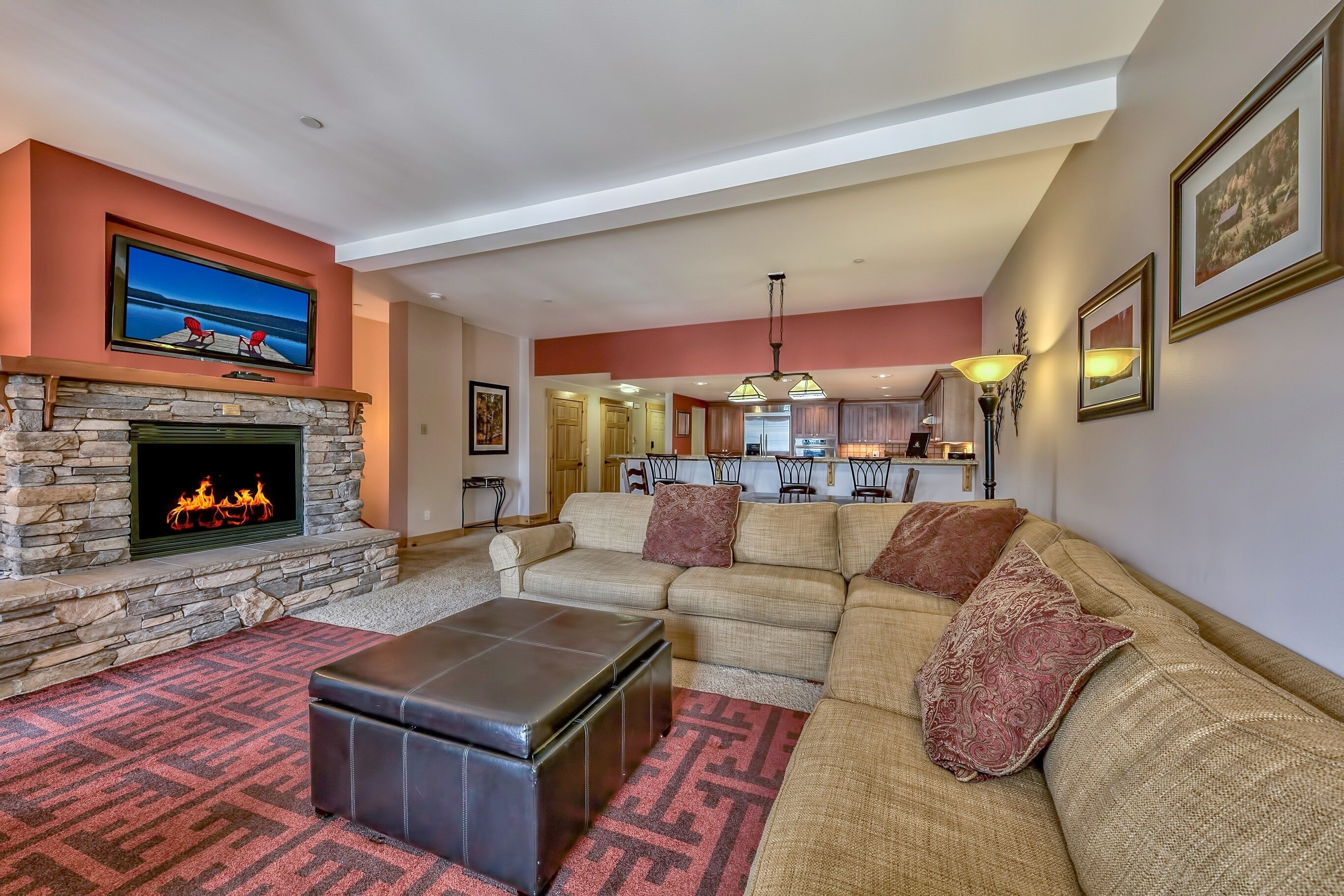 Townhome, 3 Bedrooms | Living area | Flat-screen TV