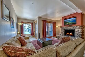 Townhome, 3 Bedrooms | Living area | Flat-screen TV - Three Bedroom Mountain At Kirkwood Townhouse by RedAwning (Kirkwood)