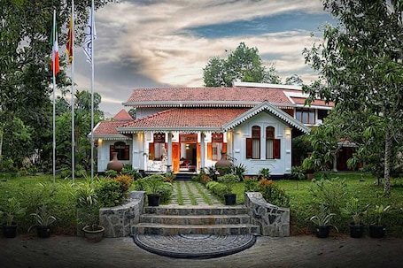 Exterior. Olcote in Ceylon