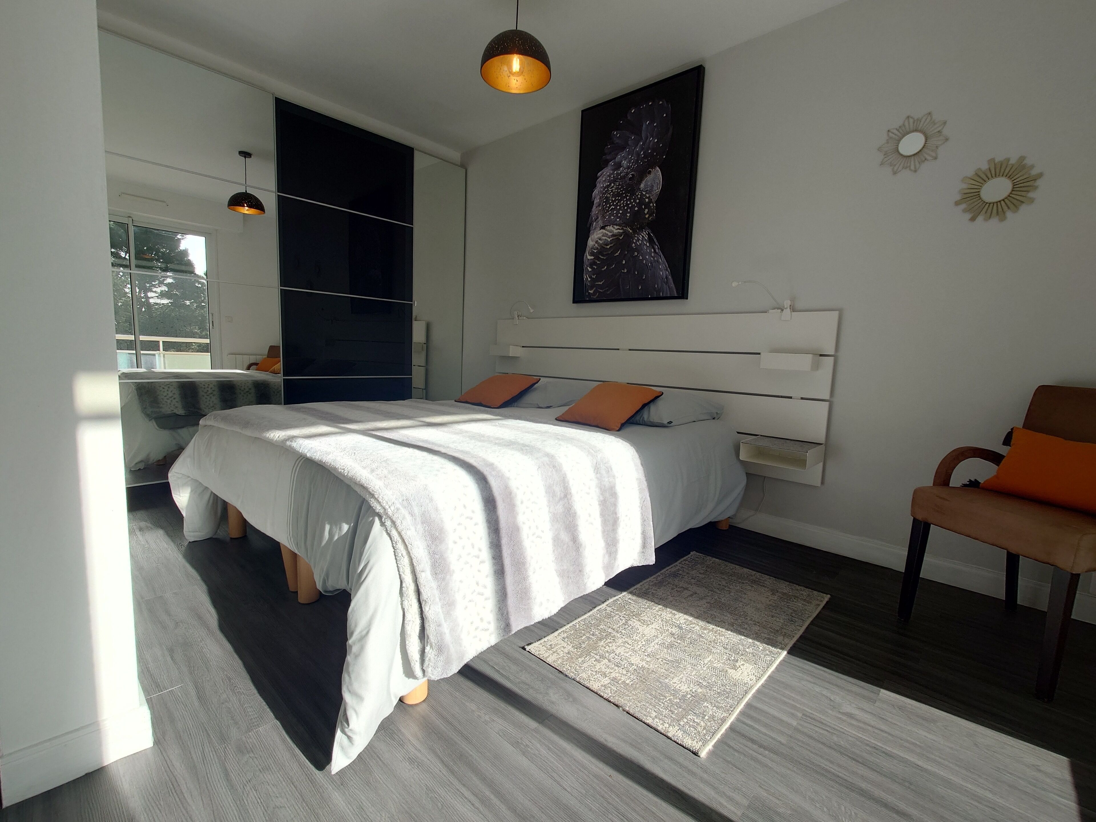 2 間睡房、熨斗/熨衫板、可攜式嬰兒床、免費 Wi-Fi