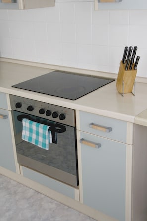 Fridge, microwave, oven, stovetop - Large apartment in the three-cities corner (Nordwestliche Außenstadt)