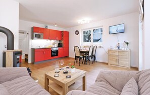 Fernseher, Kamin